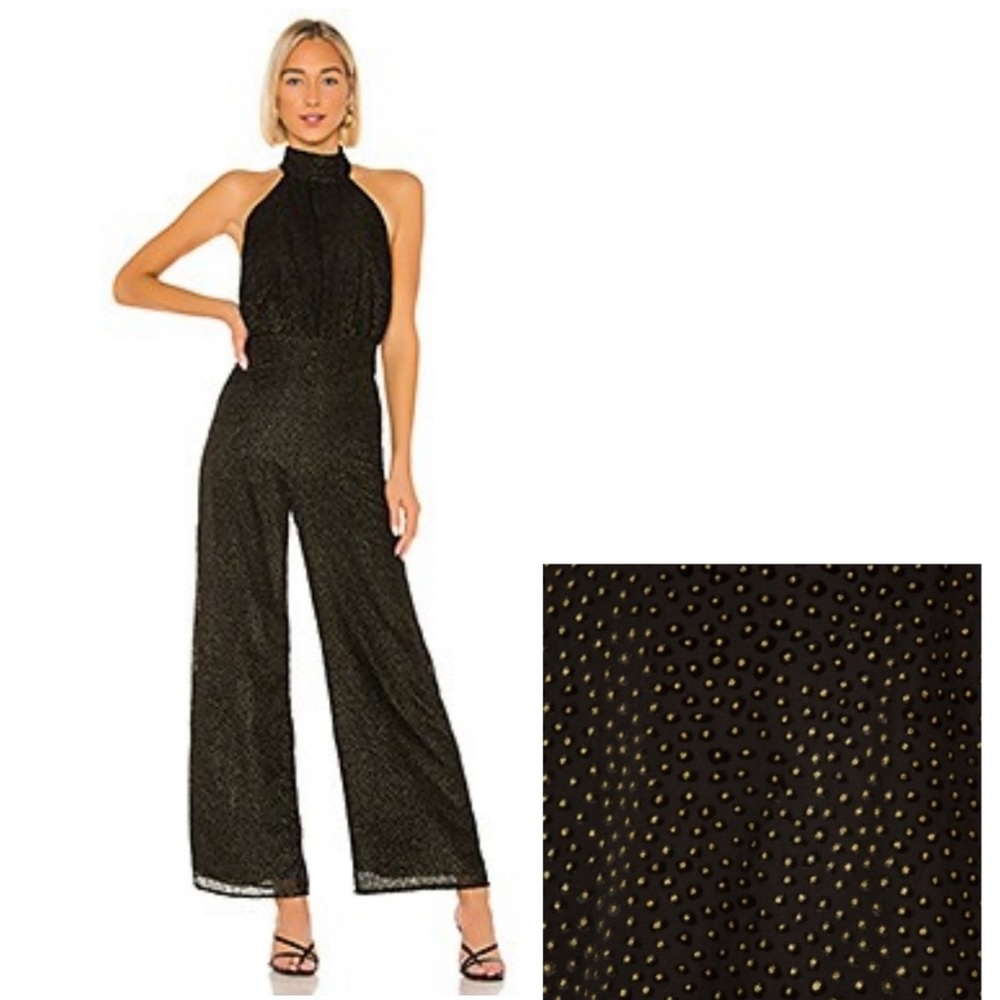 ✨️NWT House of Harlow 1960 x REVOLVE Sana Jumpsuit, Noir, M - Picture 2 of 11